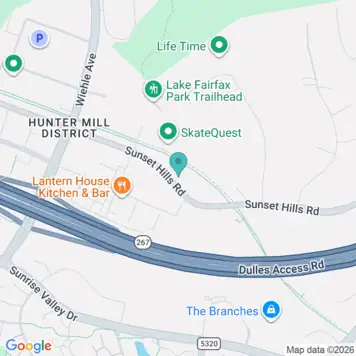 Map to Stang Family Orthodontics in Reston, Virginia